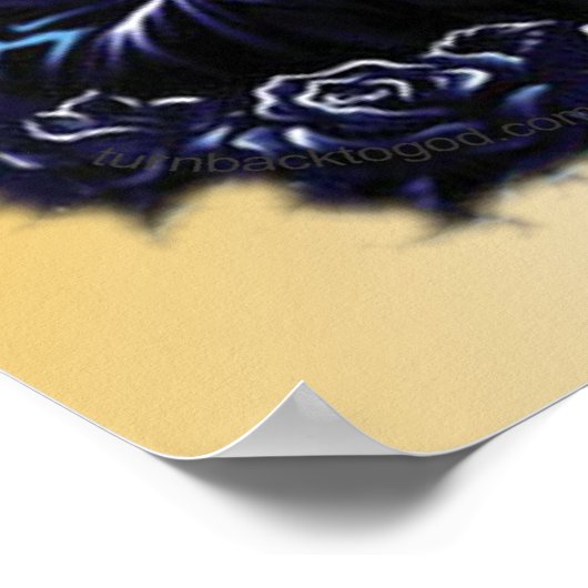 Poster Vierge mauve Marie Imprimer (Coin)