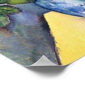 Poster Vies mortes, fleurs dans un vase de Paul Cezanne (Coin)