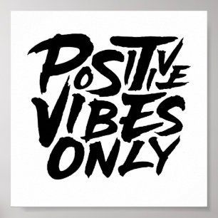 Poster Vies positives uniquement