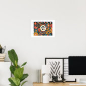 Poster Vies toujours positives (Bureau à domicile)