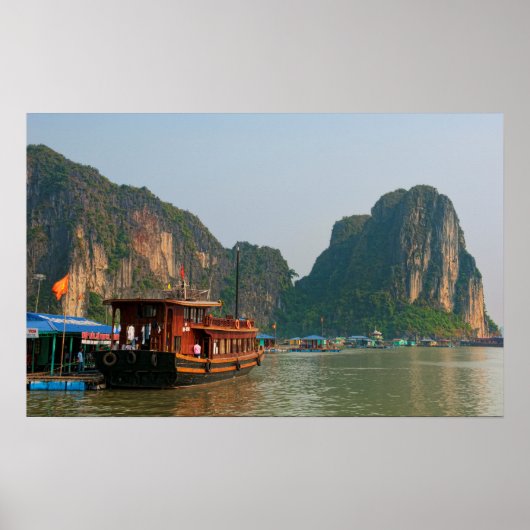 Poster Viêt Nam, baie d'Ha Long (Devant)