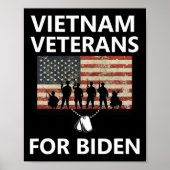 Poster Vietnam anciens combattants pour Joe Biden 2020 Pr (Devant)