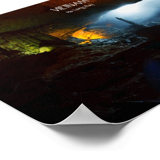 Poster VIETNAM, Baie d'Ha Long (Coin)