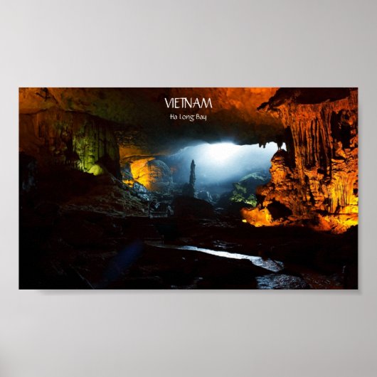Poster VIETNAM, Baie d'Ha Long (Devant)