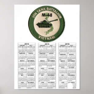 Poster VIETNAM DE LA 5e BATAILLE DE TANK