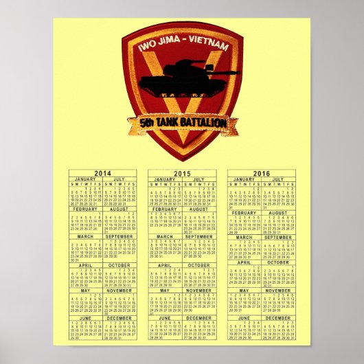 Poster VIETNAM DE LA 5e BATAILLE DE TANK (Devant)