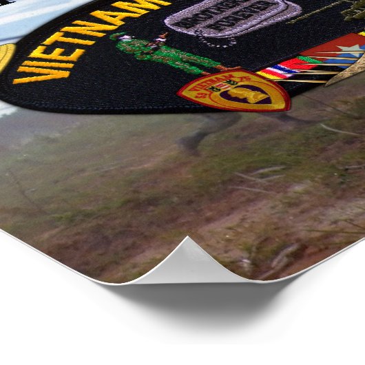Poster Vietnam Guerre Vets Veterans Patch (Coin)