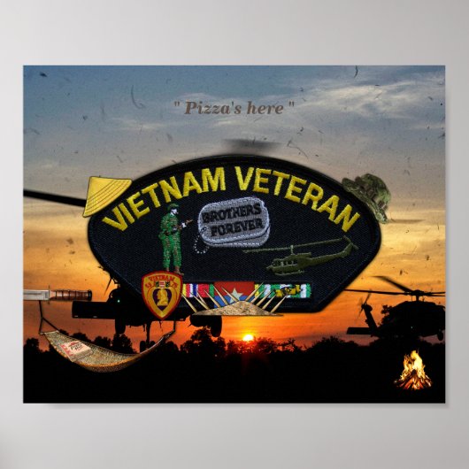 Poster Vietnam Guerre Vets Veterans Patch (Devant)