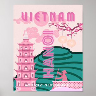 Poster Vietnam Travel Art