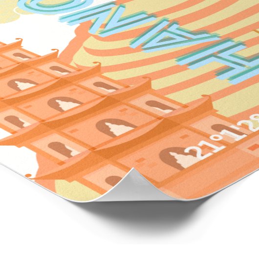 Poster Vietnam Travel Art (Coin)