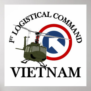 Poster Vietnam Vet - 1st Log Cmd