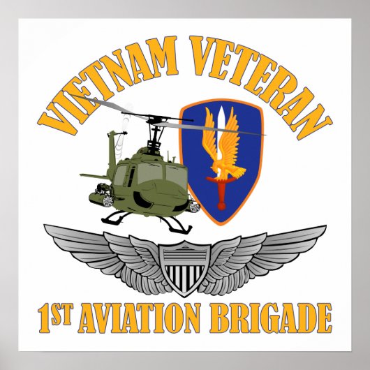 Poster Vietnam Vet Aviator Wings (Devant)