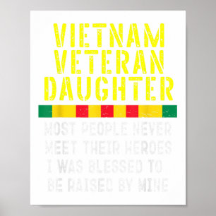 Poster Vietnam Vétérinaire Fille Élevée Par Mon Héros Vét