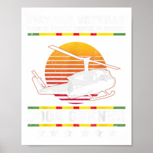 Poster Vietnam Vétérinaire Né Dans Une Bataille Éprouvée
