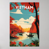 Poster Vietnam Vintage (Devant)