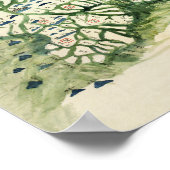 Poster VietnamCarte panoramiqueVietnam (Coin)