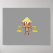 Poster Vietnamese monkey (Devant)