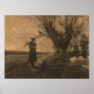 Poster Vieux agriculteur Pioneer