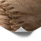 Poster Vieux baseball (Coin)