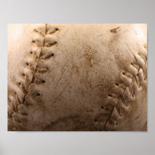 Poster Vieux baseball