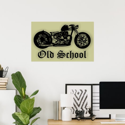 Poster Vieux Bobber (Bureau à domicile)