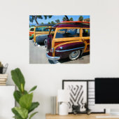 Poster Vieux bois (Bureau à domicile)