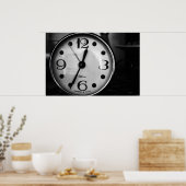 Poster Vieux cadenas noir et blanc (Cuisine)