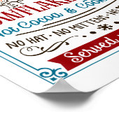 Poster Vieux café Frosty's Snowflake Café Lover (Coin)