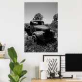 Poster Vieux camion (Bureau à domicile)