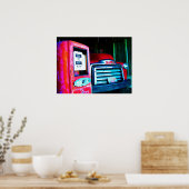 Poster Vieux Camion agricole GMC (Cuisine)