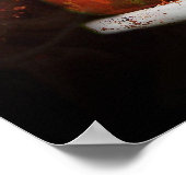 Poster Vieux camion de feu rouge d'hier (Coin)