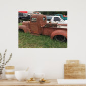 Poster Vieux camion rouillé (Cuisine)