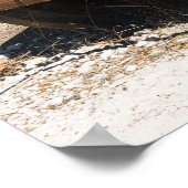 Poster Vieux camion rouillé (Coin)