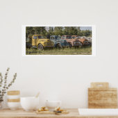 Poster Vieux Camions (Cuisine)