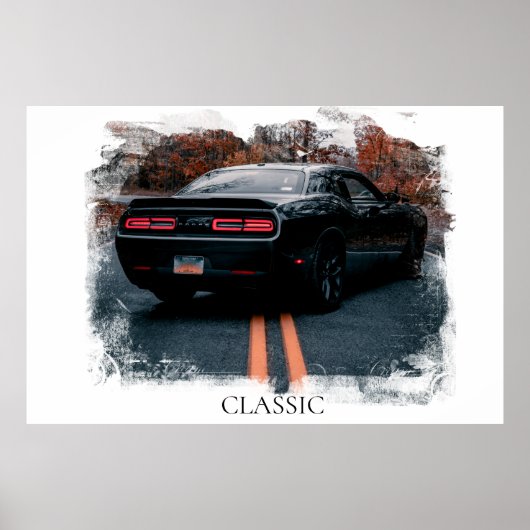 Poster *~* Vieux Car Antique Classic Muscle (Devant)