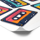 Poster Vieux cassettes (Coin)
