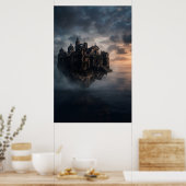 Poster Vieux château flottant (Cuisine)