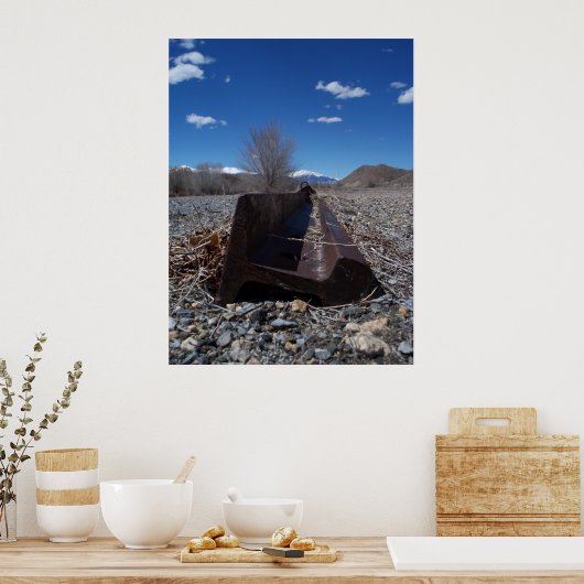 Poster Vieux chemin de fer (Cuisine)