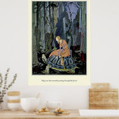 Poster Vieux contes de fées français : à travers la forêt (Cuisine)