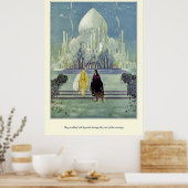 Poster Vieux contes de fées : Ils marchaient côte à côte (Cuisine)