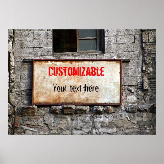 Poster Vieux déo Connexion sur l'immeuble abandonné perso (Devant)