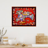 Poster **Vieux Dieux III** (Cuisine)