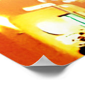 Poster Vieux Doha Port la nuit (Coin)