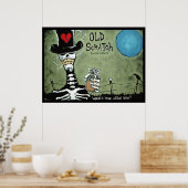 Poster VIEUX ÉCLATEMENT Où est votre Jésus maintenant? (Cuisine)