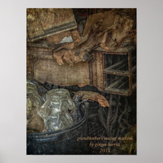 Poster Vieux et poussiéreux (Devant)