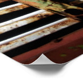 Poster Vieux grill de camion (Coin)