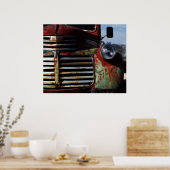 Poster Vieux grill de camion (Cuisine)