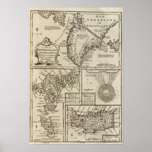Poster Vieux Groenland