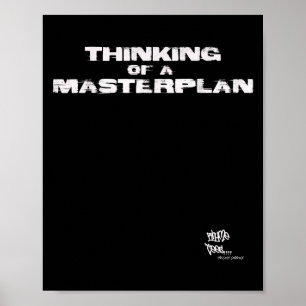Poster Vieux Hip hop rap Merch Masterplan Citation 80s