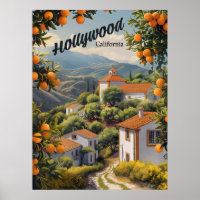 Vieux Hollywood Californie : Orange Groves Await